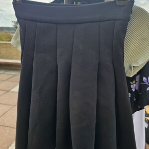 T by Alexander Wang Classic Black A-Line Skirt